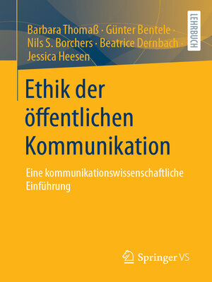 Ethik der öffentlichen Kommunikation - ebook